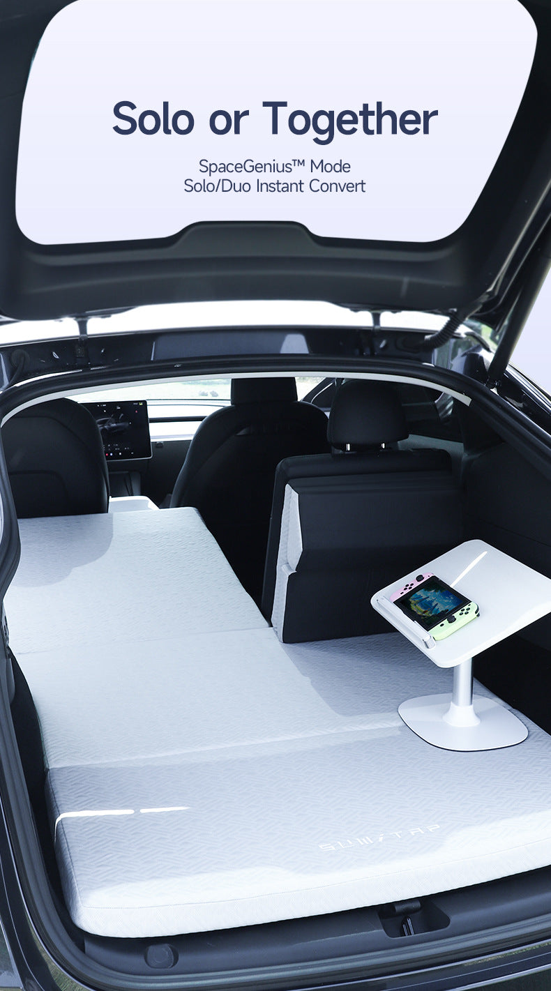 Inflatable Camping Mattress for Tesla Model Y Juniper - with Electric Pump