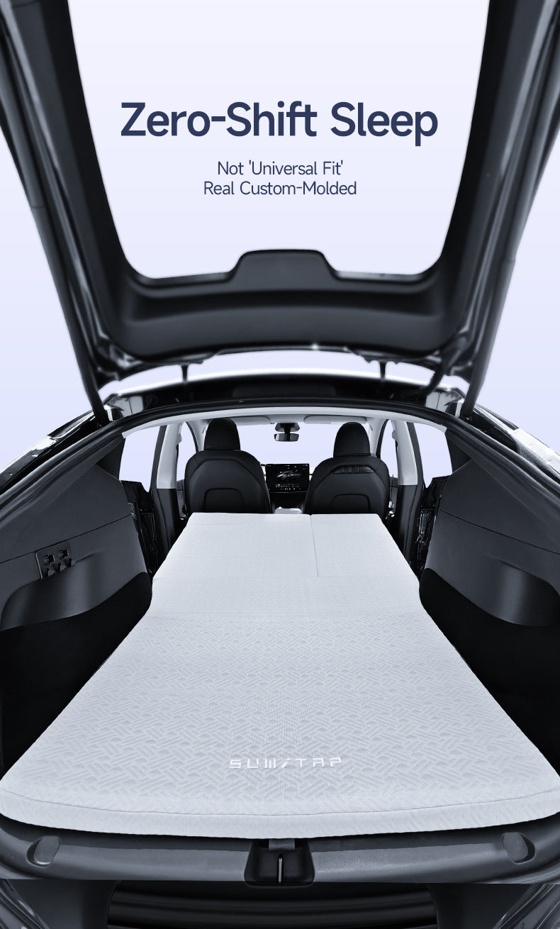 Inflatable Camping Mattress for Tesla Model Y Juniper - with Electric Pump