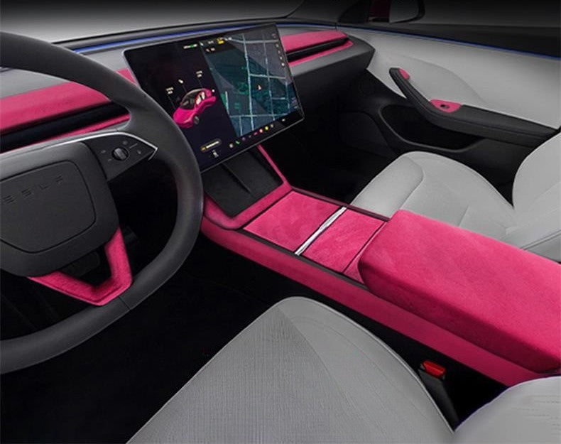 Pre-order  31-Piece Suede Interior Kit for Tesla Refreshed Model 3/Y