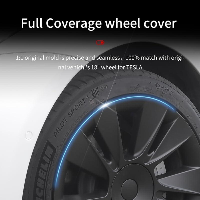 Helios Wheel Covers (Model 3 2021-2023) 18 Inch