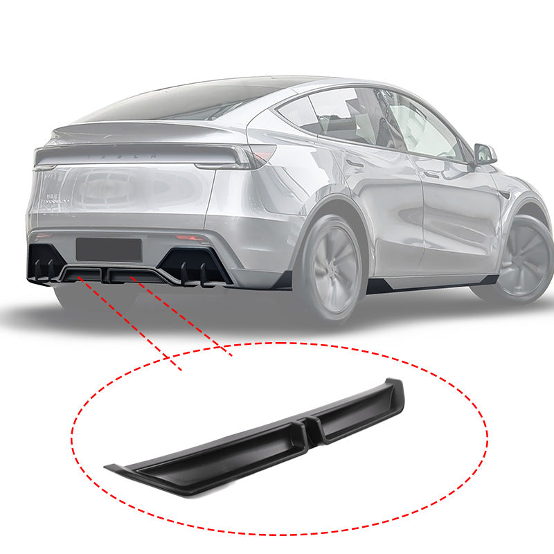 Tesla Model Y Refresh Rear Lip Spoiler, No-Drill Trunk Diffuser