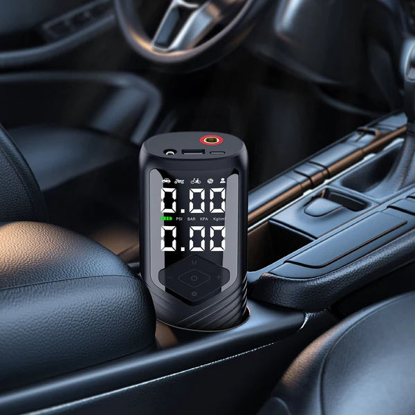 Smart car tire inflator