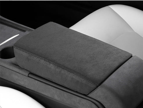 Alcantara armrests are available for Model 3 Highland and Model Y Juniper