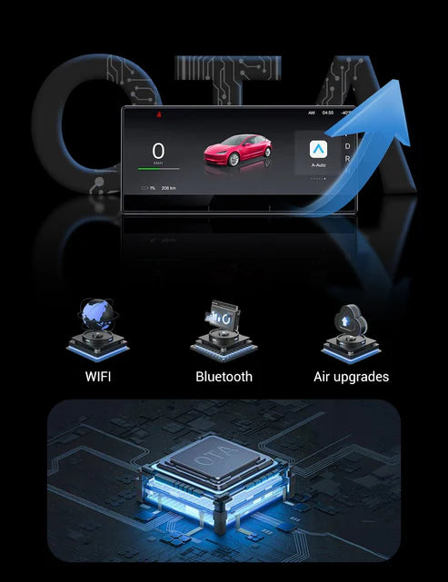 Dashboard Instrument Cluster Display with CarPlay / Android Auto for Tesla Model 3 Highland & Model Y Juniper