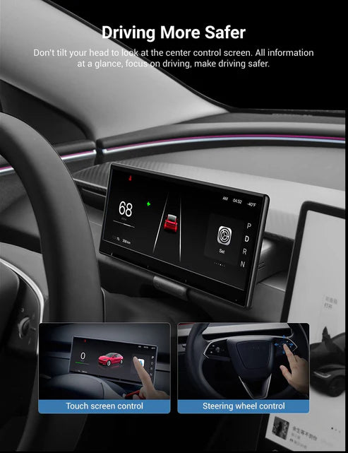 Dashboard Instrument Cluster Display with CarPlay / Android Auto for Tesla Model 3 Highland & Model Y Juniper