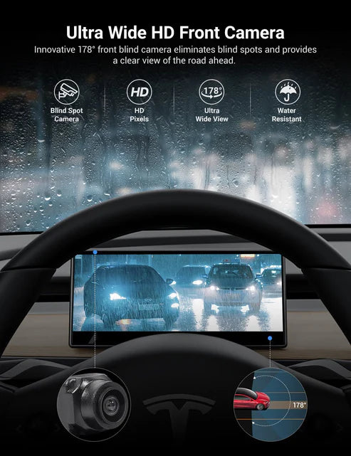 Dashboard Instrument Cluster Display with CarPlay / Android Auto for Tesla Model 3 Highland & Model Y Juniper