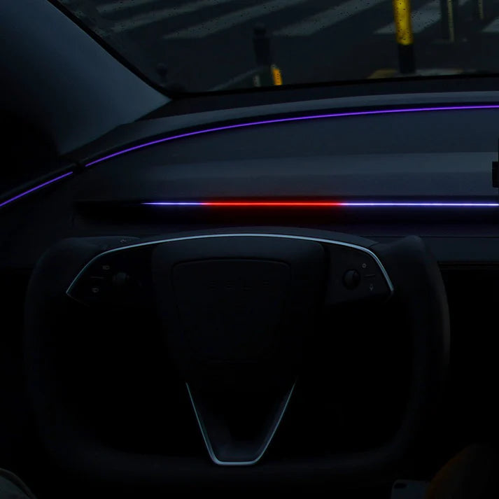 Tesla Model 3 & Model Y Blind Spot Monitor RGB Ambient Lighting (BSD Lane Change Alert)