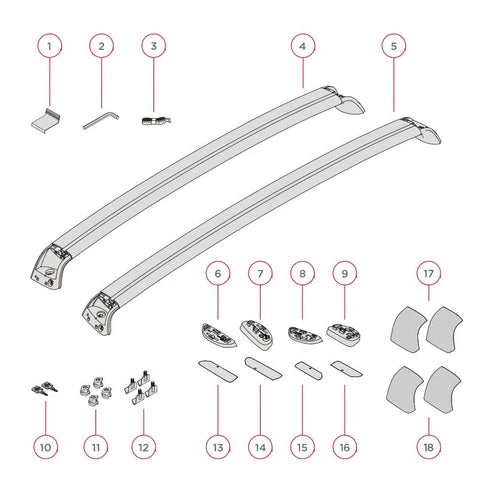 Roof Rack for Tesla Model 3 Highland / Model Y
