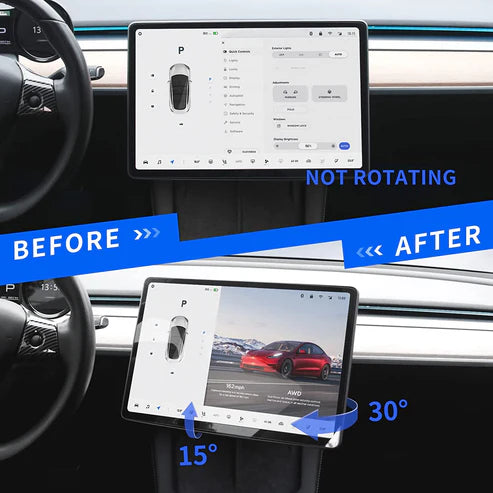 Model Y / Model 3 Highland Screen Swivel Rotating Mount Kit (Fits RHD & LHD)
