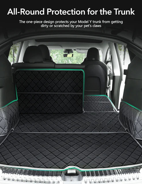 Trunk Mat Waterproof Car Dog Cover for Model Y