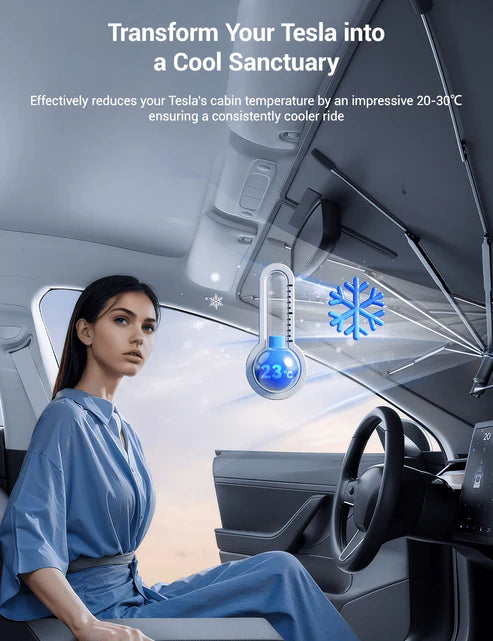 Windshield Sun Shade Umbrella for Tesla Model 3/Y