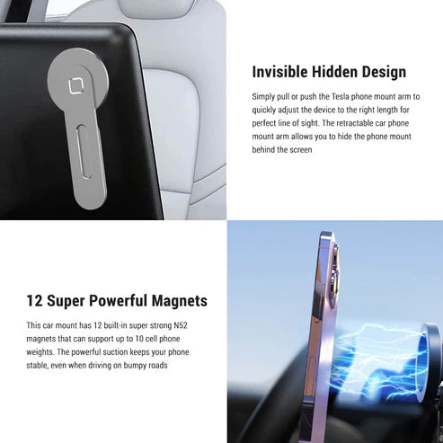 Wireless Magsafe Mount for Tesla Model